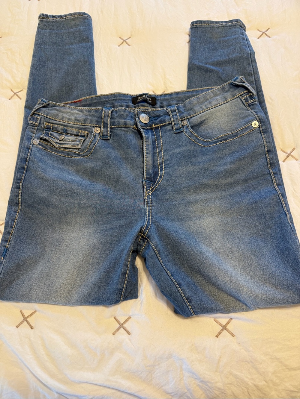 True Religion Women's Light Blue Skinny Jeans